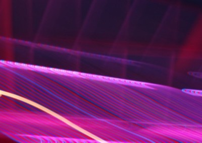 Abstract purple glow light photography by Michelle Scullion