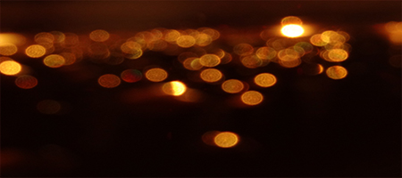 Abstract photograph of scattered points of light